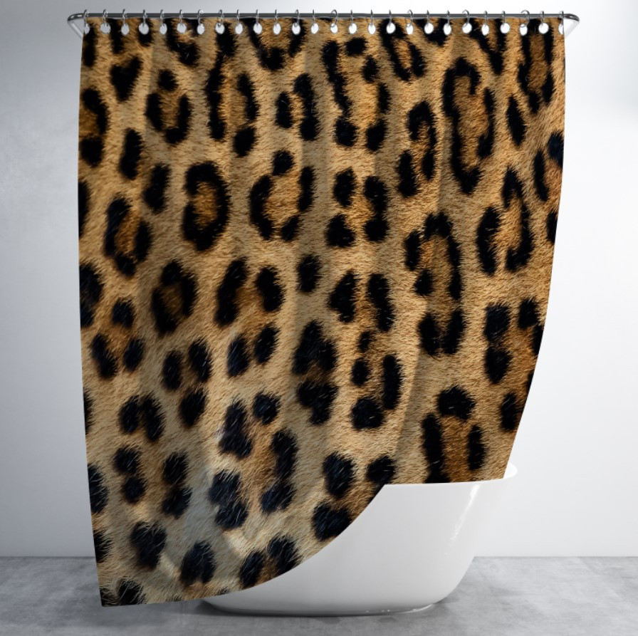 Штора для ванної з принтом "Текстура хутра