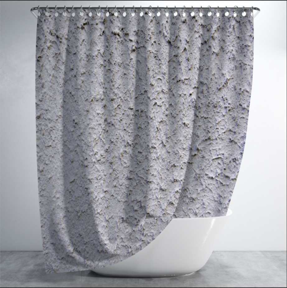 Штора для ванної з принтом "Текстура штукатурки