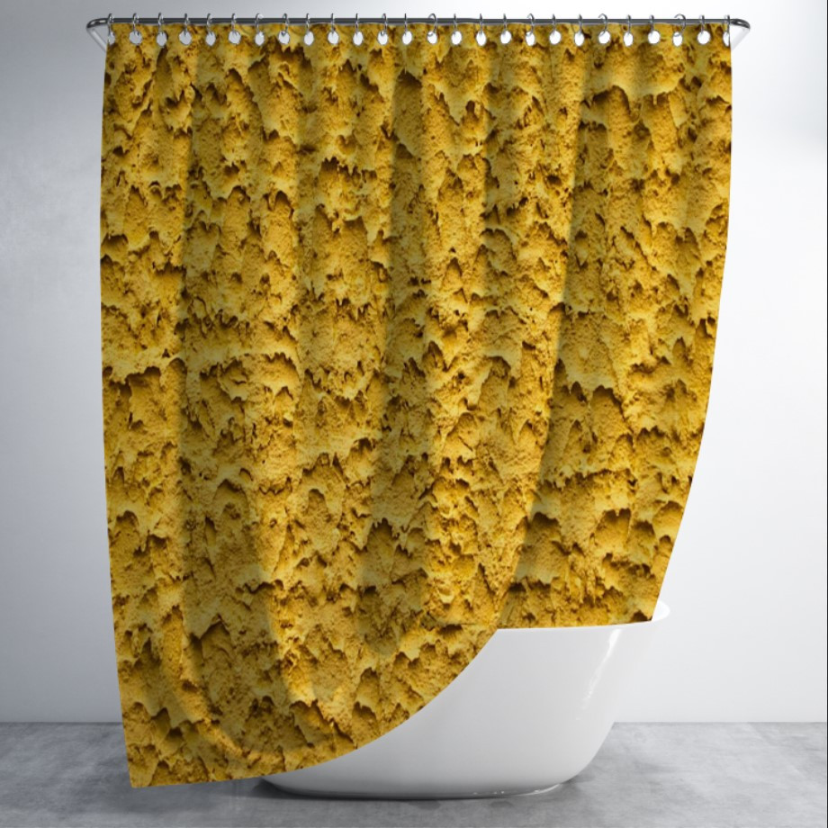 Штора для ванної з принтом "Текстура штукатурки