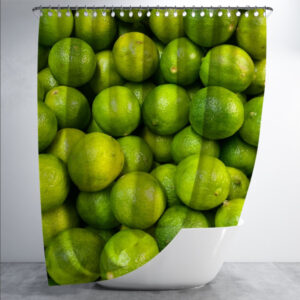 Штора для ванної з принтом "Цитрус