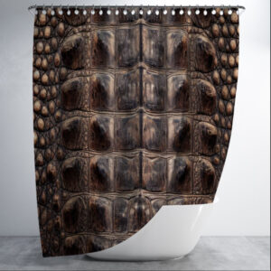 Штора для ванної з принтом "Шкіра