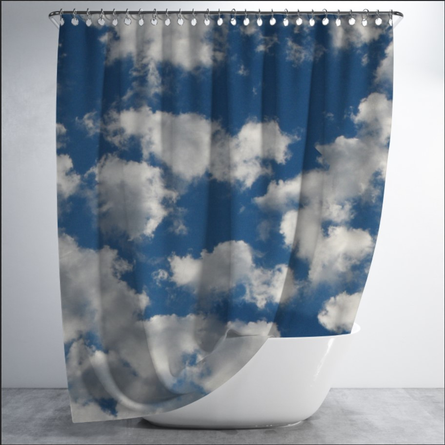 Штора для ванної з принтом "Небо