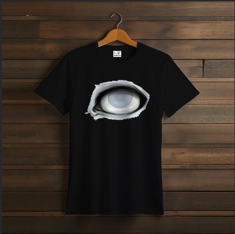 Футболка унісекс з принтом "Чорного кольору