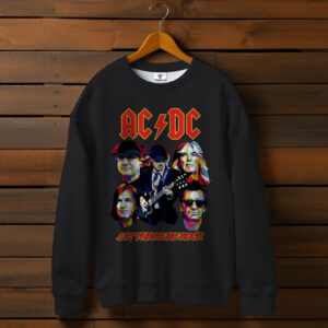 Світшот оверсайз унісекс з принтом AC/DC