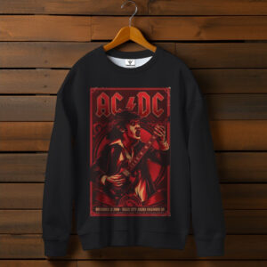 Світшот оверсайз унісекс з принтом AC/DC