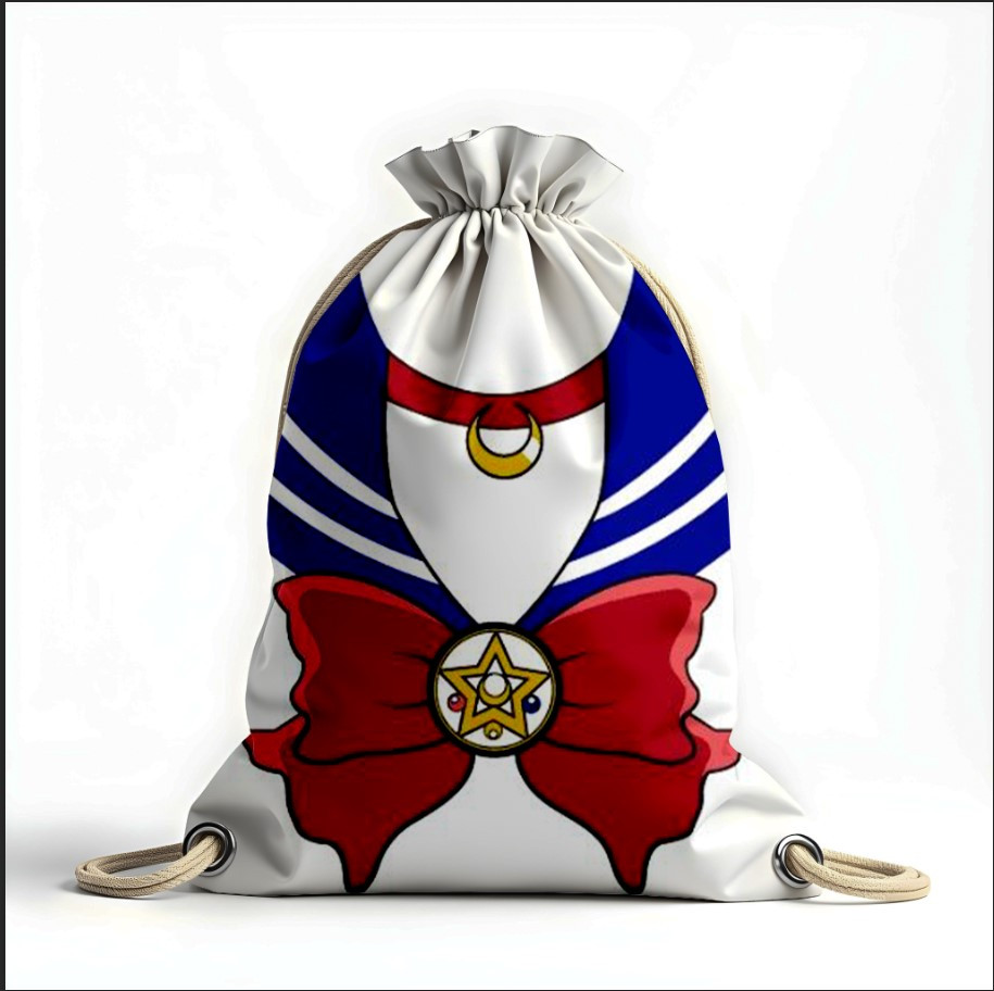 Рюкзак - мішок з 3D принтом сейлор мун аніме одяг