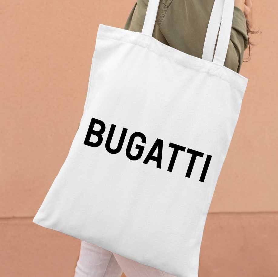 Сумка шопер еко "Bugatti бугаті логотип емблема авто"