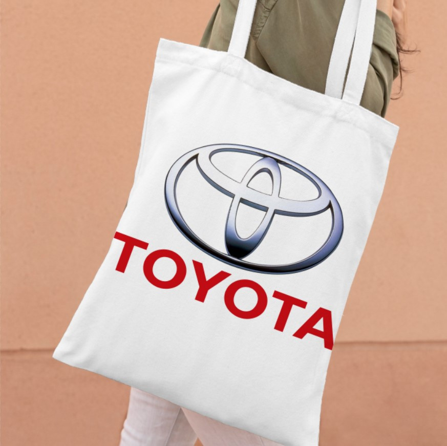 Сумка шопер еко "Toyota тойота логотип емблема авто"
