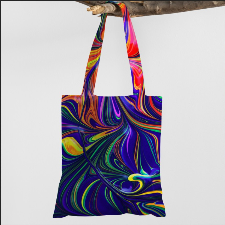 Сумка шопер еко "Абстракція фарби визерунки"