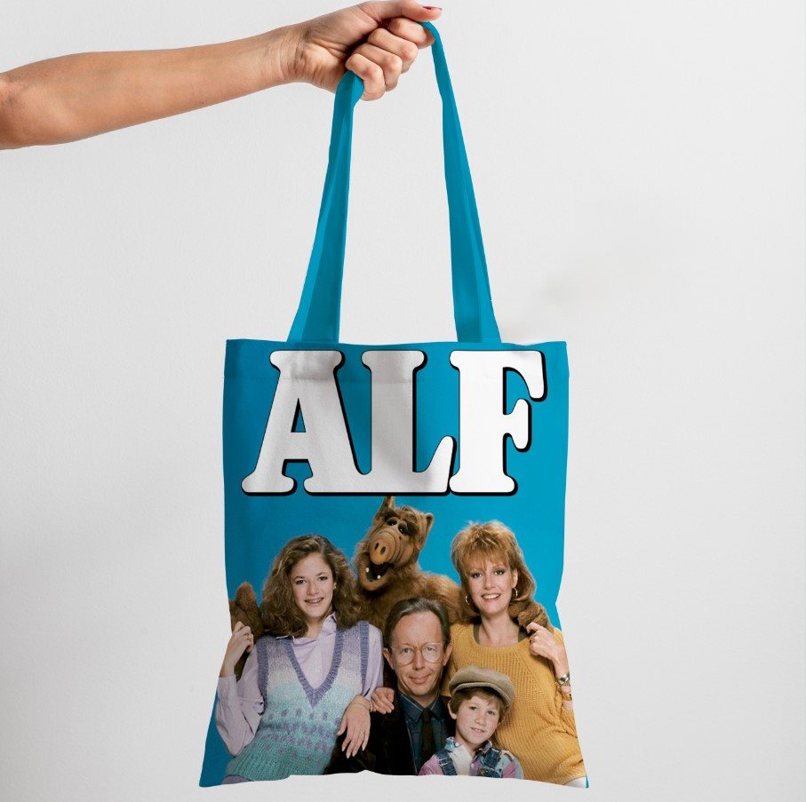 Сумка шопер еко "Альф прибулець фільм персонажі"
