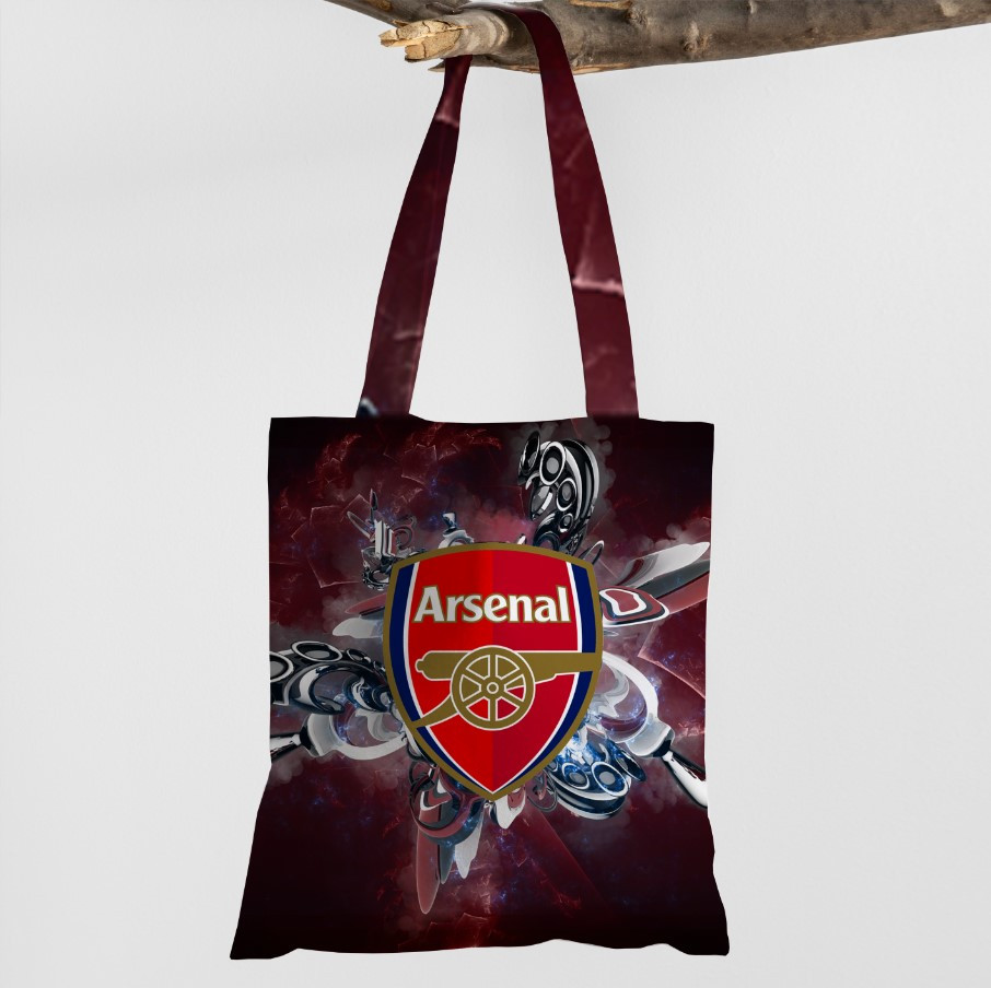 Сумка шопер еко "Арсенал клуб емблема логотип футбол"