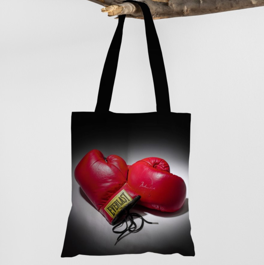 Сумка шопер еко "Боксерські перчатки червоні спорт бокс фанат"