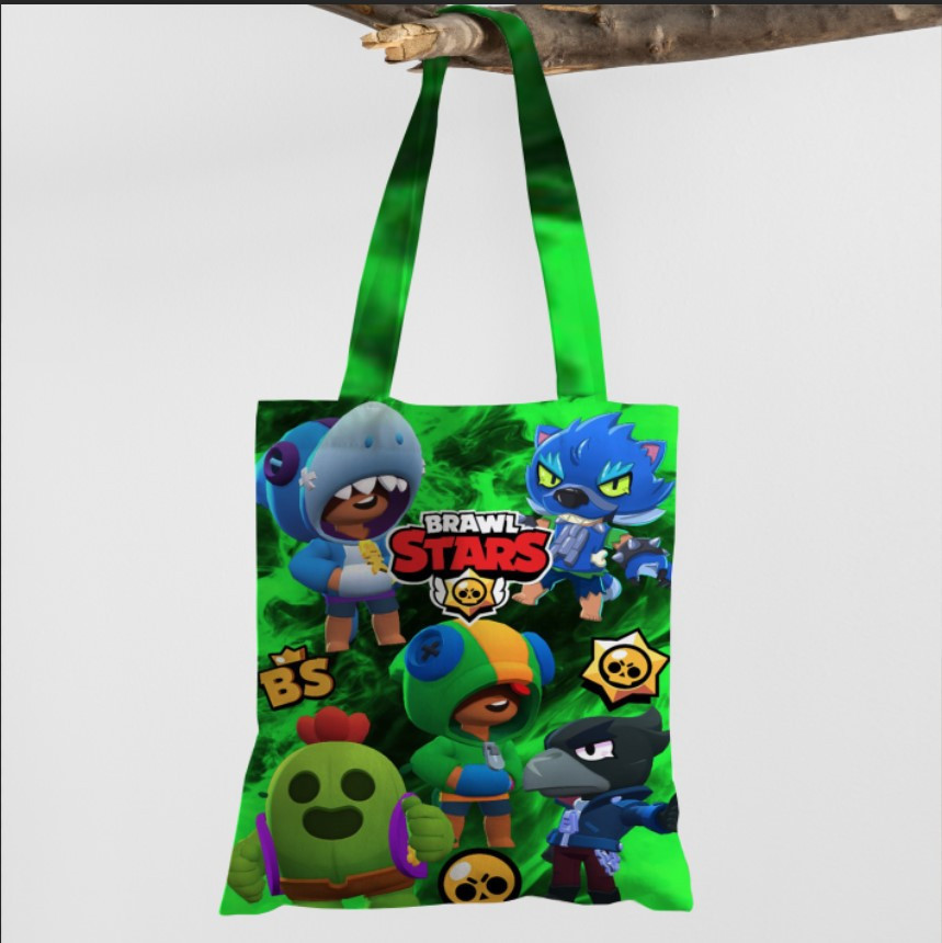 Сумка шопер еко "Бравл старс логотип"