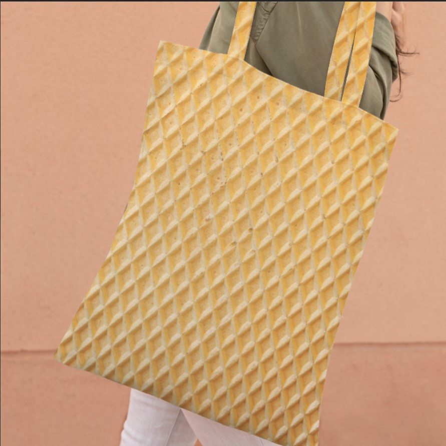 Сумка шопер еко "Вафлі солодощі"