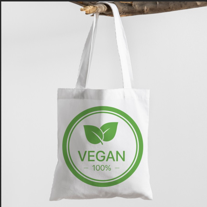 Сумка шопер еко "Веган логотип"