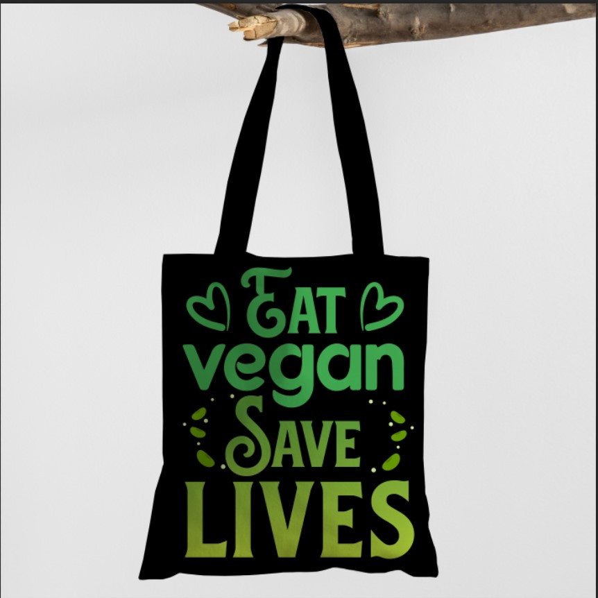 Сумка шопер еко "Веган мотивація"