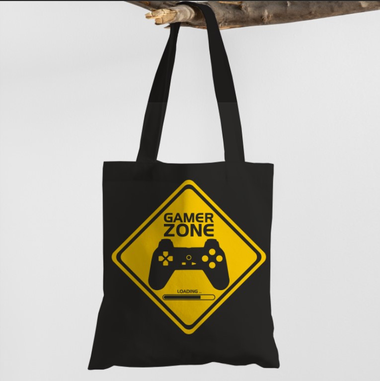 Сумка шопер еко "Джойстик контролер gamer zone гравець"