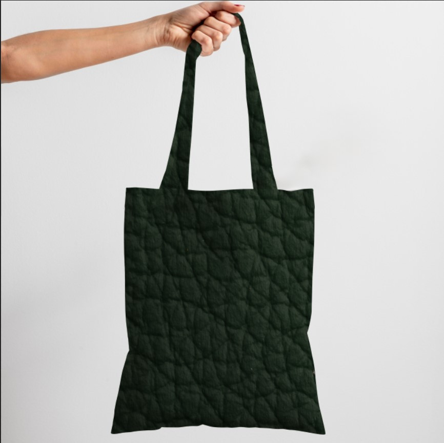 Сумка шопер еко "Зелена шкіра тварини"