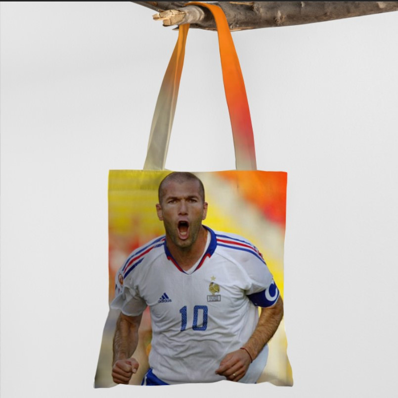 Сумка шопер еко "Зінедін Зідан футбол"