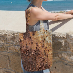 Сумка шопер еко "Іржа текстура металу"