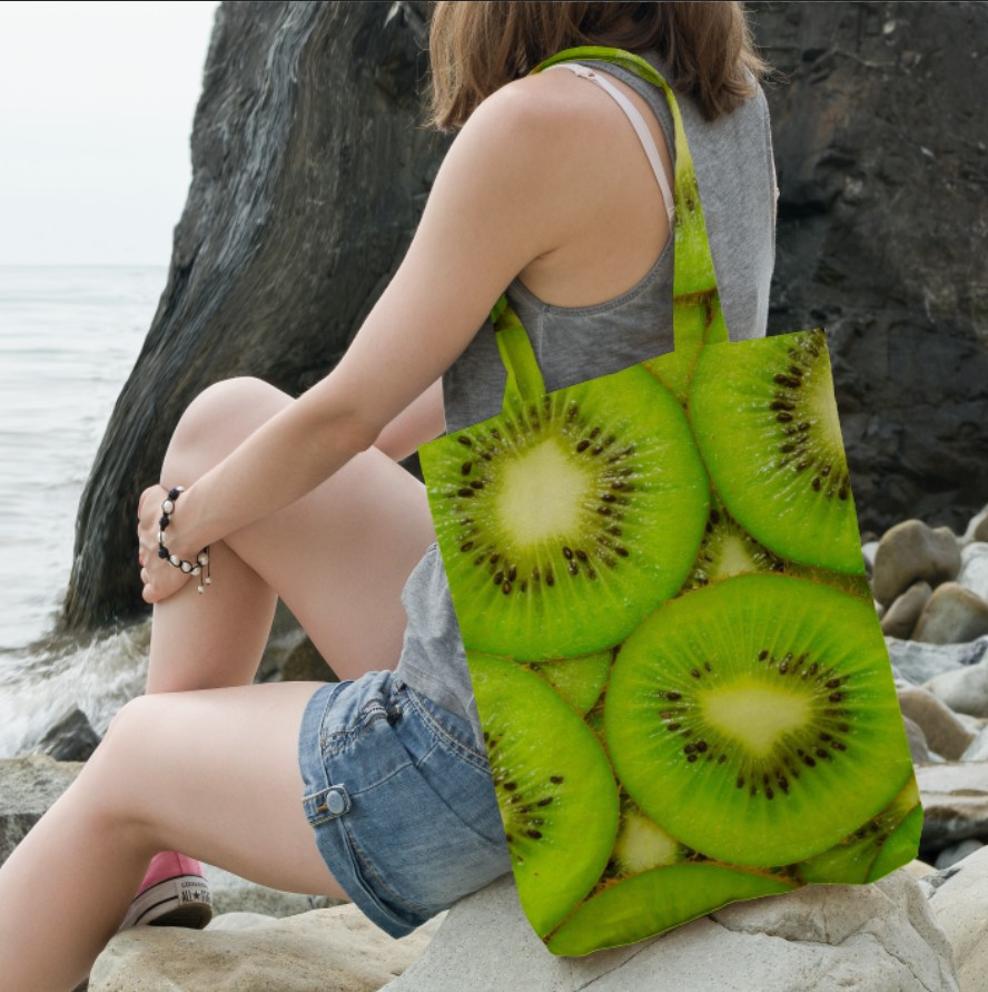 Сумка шопер еко "Ківі макро"