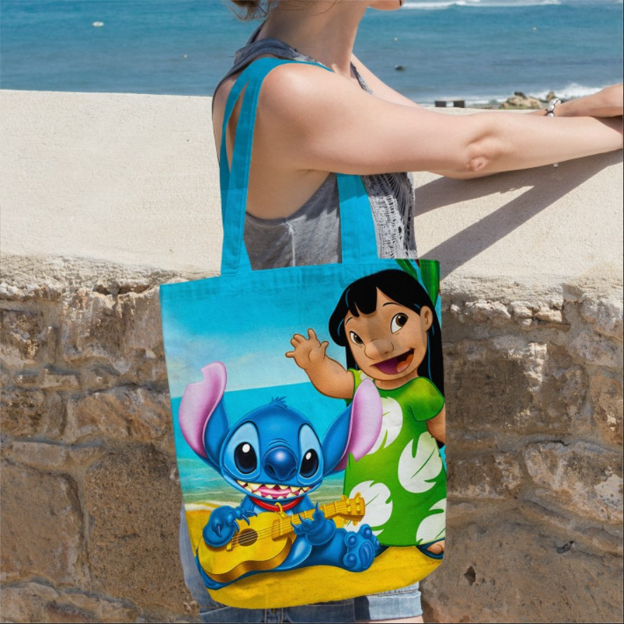 Сумка шопер еко "Ліло і Стіч мультик 7"