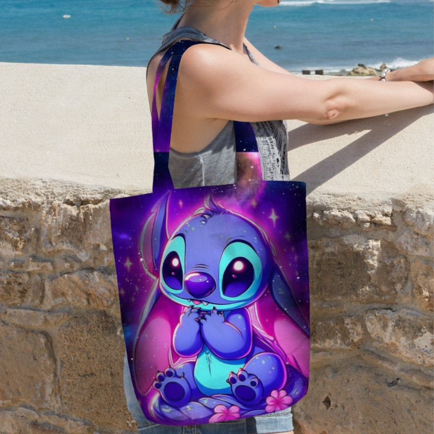 Сумка шопер еко "Ліло і Стіч мультик 8"