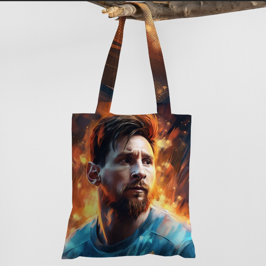 Сумка шопер еко "Ліонель Мессі футбол гравець"