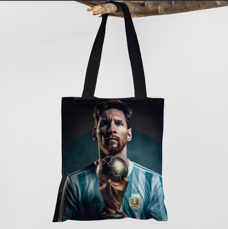 Сумка шопер еко "Ліонель Мессі футбол кубок"