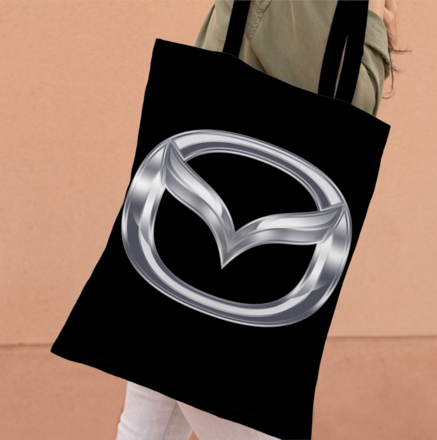 Сумка шопер еко "Мазда логотип емблема авто"