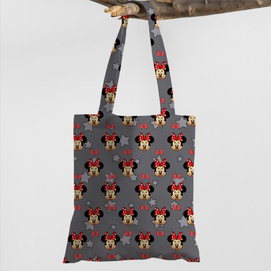 Сумка шопер еко "Мінімаус мультик патерн"