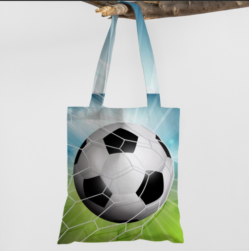 Сумка шопер еко "М'яч футбол сітка фанат"