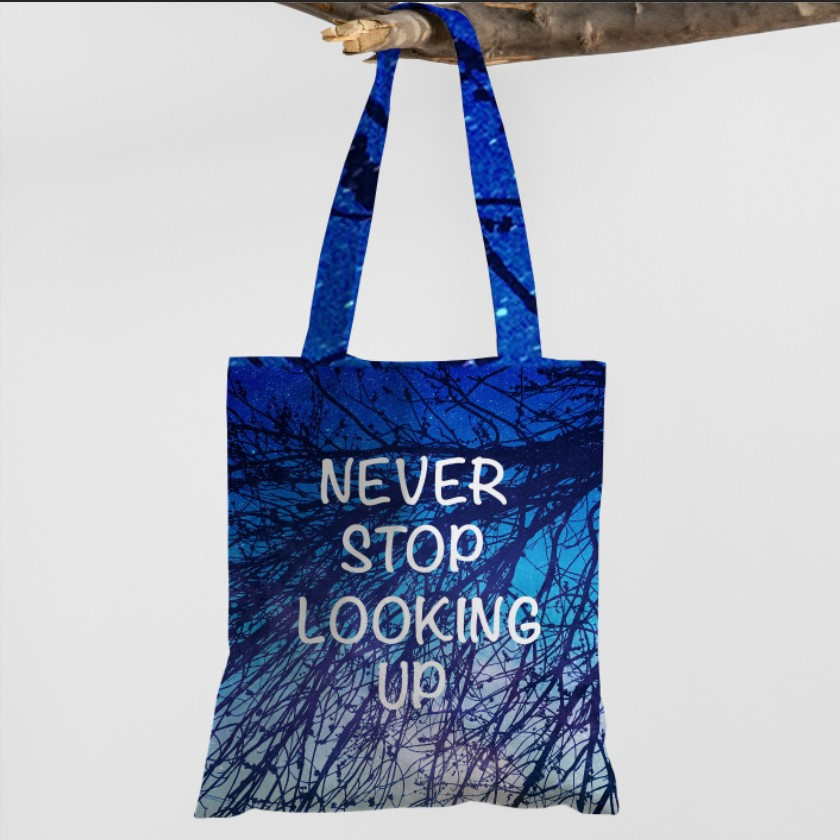 Сумка шопер еко "Напис слова мотивація"