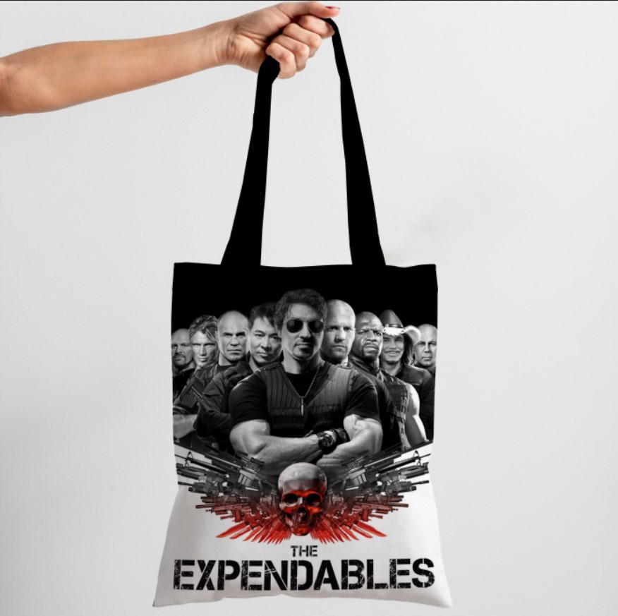 Сумка шопер еко "Нестримні фільм актори герої"