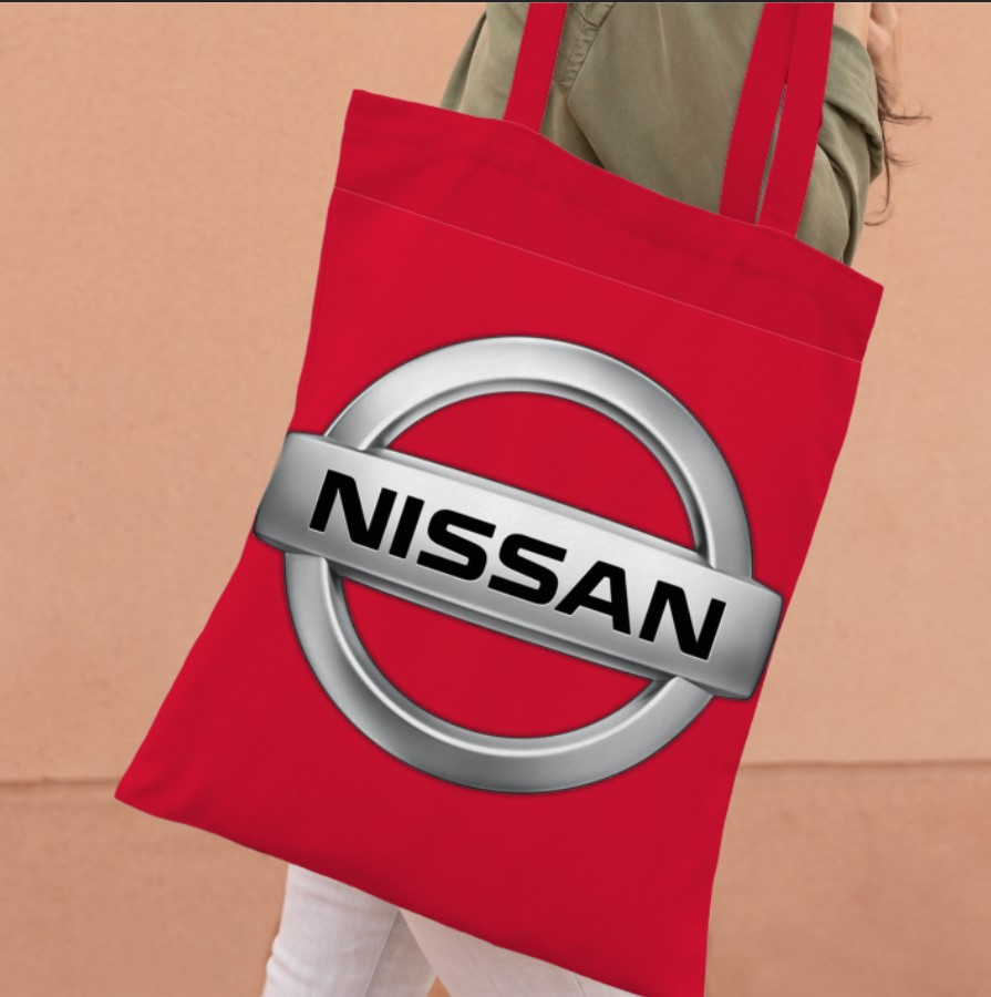 Сумка шопер еко "Нісан логотип емблема авто"