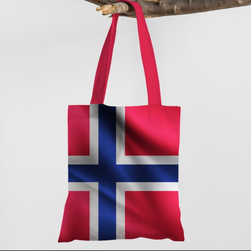 Сумка шопер еко "Норвегія прапор"