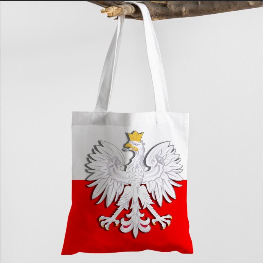 Сумка шопер еко "Польща прапор герб"