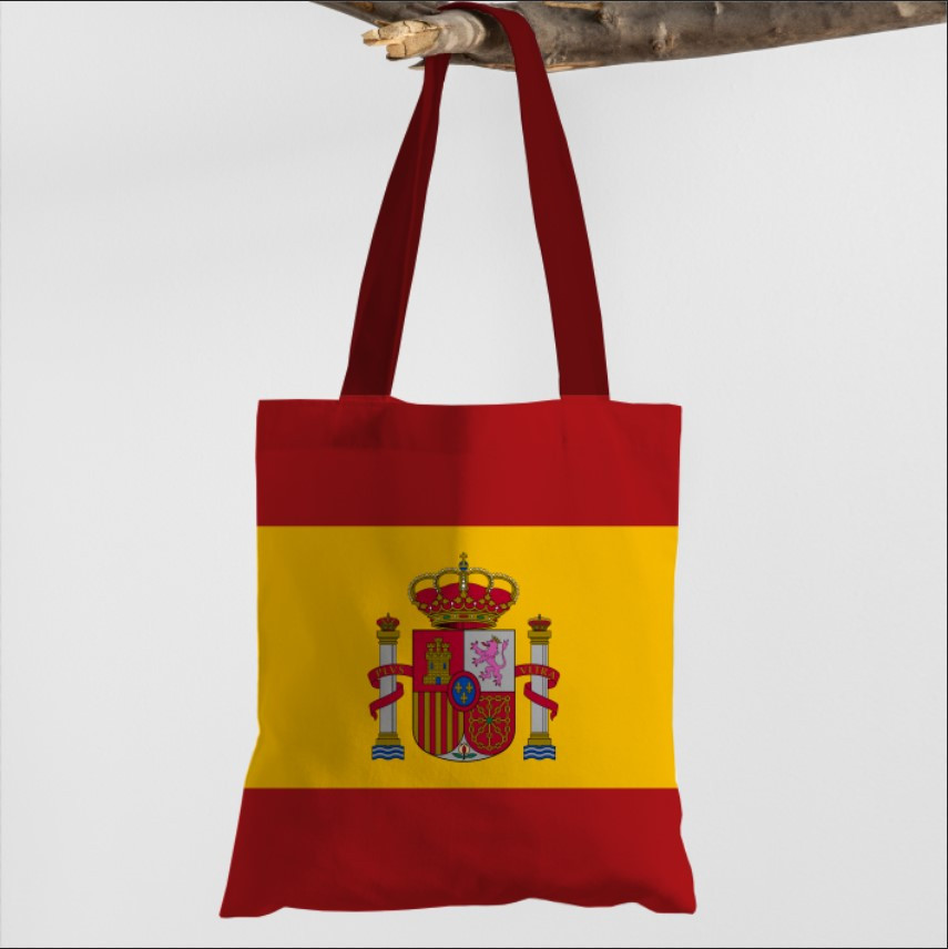 Сумка шопер еко "Прапор герб Іспанії"