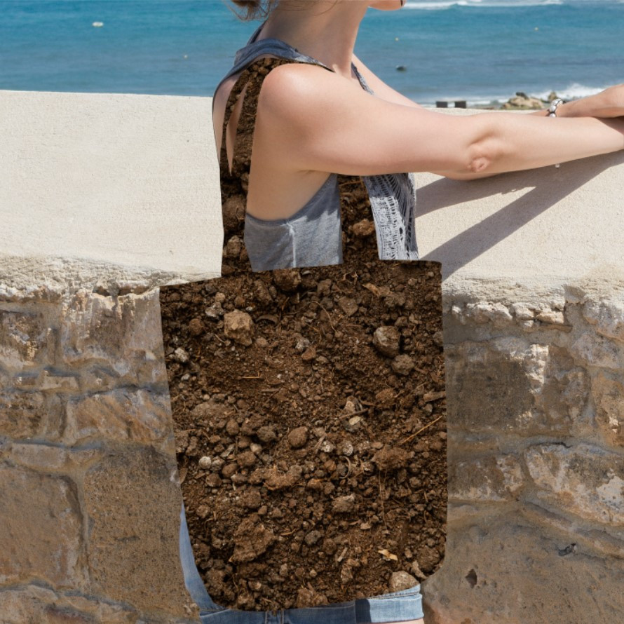 Сумка шопер еко "Текстура землі грунту"