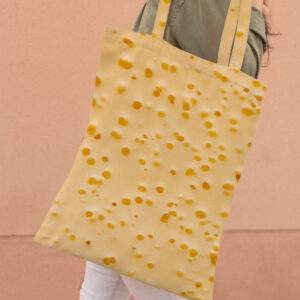 Сумка шопер еко "Текстура сиру їжа"