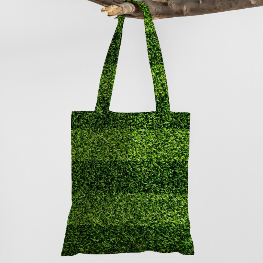 Сумка шопер еко "Трава текстура газону зелена"
