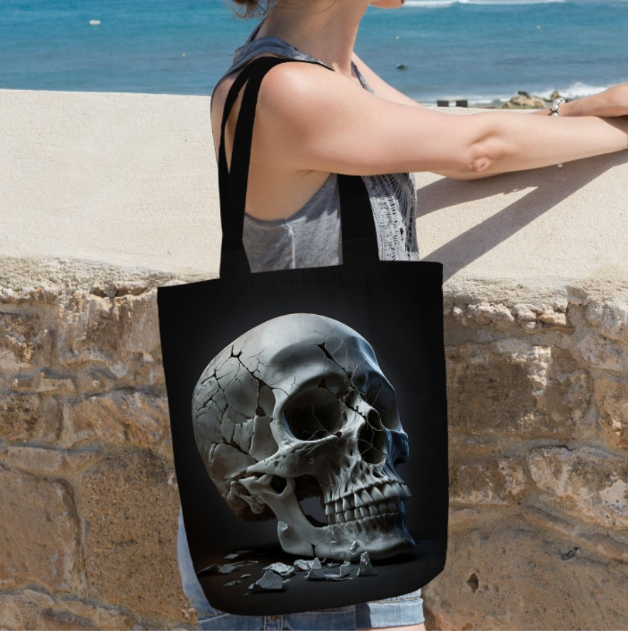 Сумка шопер еко "Череп уламки"