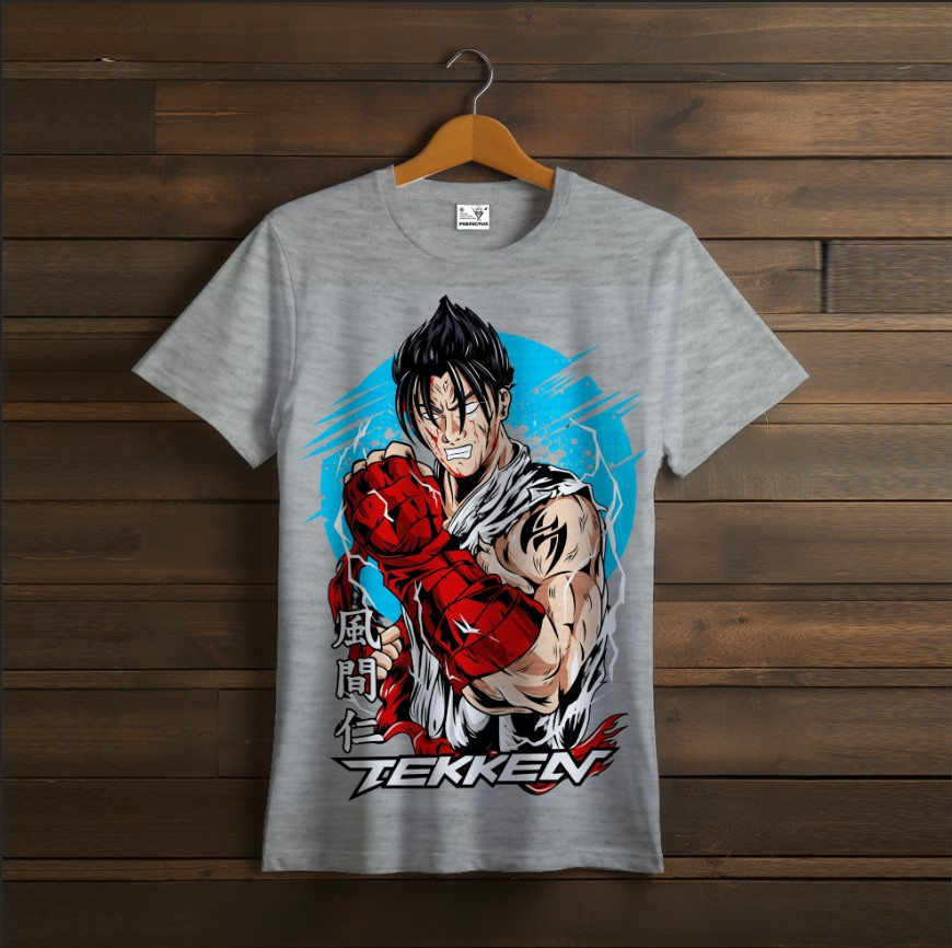 Футболка унісекс з принтом Jin Kazama