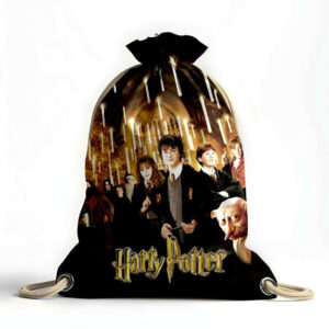 Рюкзак мішок "Гаррі Поттер Герміона Рон персонажі Доббі"