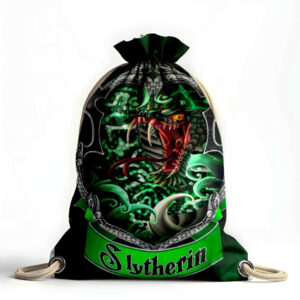 Рюкзак мішок "Гаррі Поттер Слізерін емблема змія"