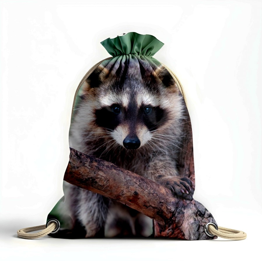 Рюкзак мішок "Єнот на дереві"