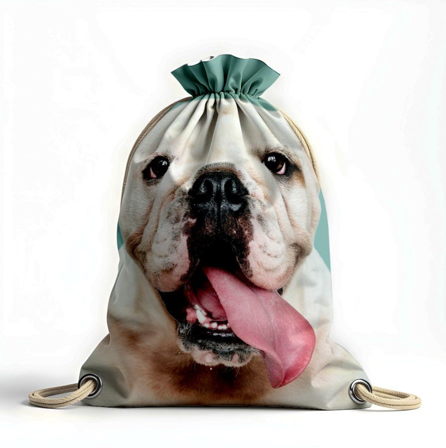 Рюкзак мішок "Бульдог прикольний собака"