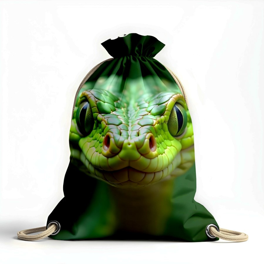 Рюкзак мішок "Змія зелена"