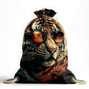 Рюкзак мішок "Арт тигр в окулярах"