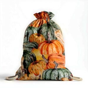 Рюкзак мішок "Акварель гарбузи"